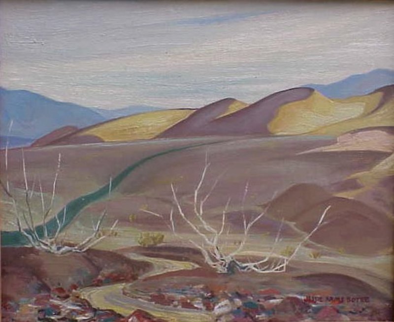 Jessie Arms Botke Death Valley  California plein air