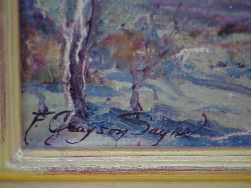 F. Grayson Sayer California Impressionist Palm Springs