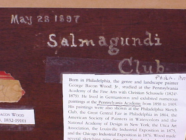 Fishing Dory George Bacon Wood Salmagundi Club exhibted