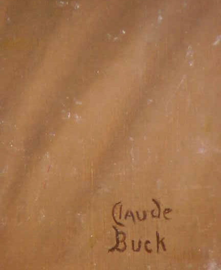 Claude Buck Self Portrait famous American Artist