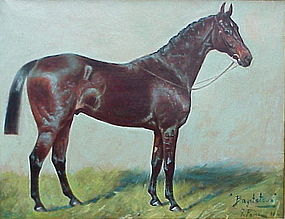 George Paice portrait of a race horse sporting art