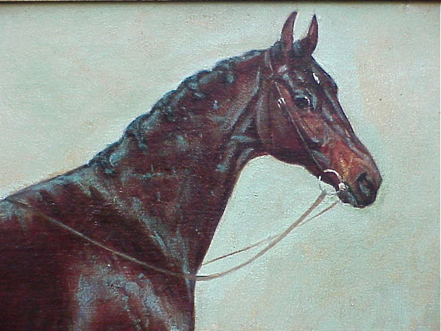 George Paice portrait of a race horse sporting art