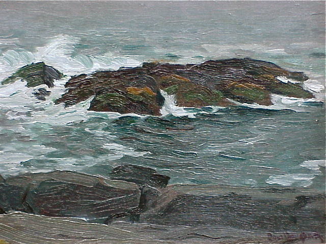 Paul Dougherty California Impressionist Carmel seascape