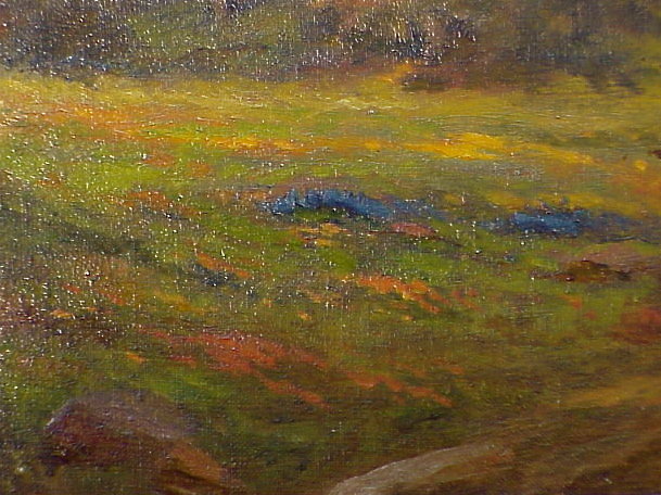California Impressionist Landscape poppies Angel Espoy