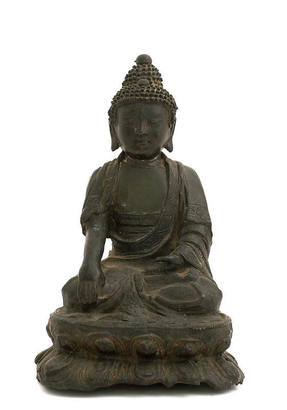 16/17C Chinese Bronze Seated Buddha 1780 Gram