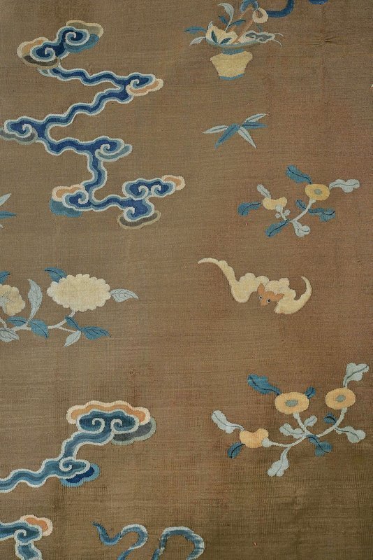 18C Chinese Imperial Kesi Silk Embroidery Dragon
