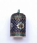 1930's Chinese Silver Enamel Reticulated Pill Box