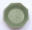 Chinese Ming Period Longquan Celadon Incised Plate