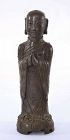 17C Chinese Bronze Buddha Monk Figure Figurine 2072 Gram