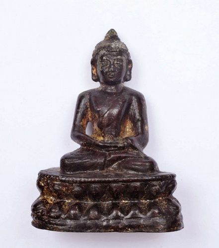12/13C Dali Kingdom 大理國 Gilt Bronze Shakyamuni Buddha