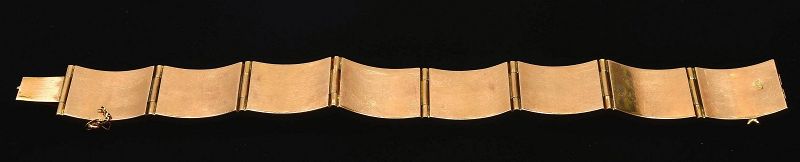 Chinese 18K Solid Gold Bangle Bracelet Flower Calligraphy 51 Gram