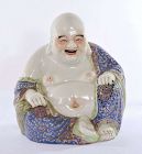 Chinese Famille Rose Porcelain Buddha Happy Buddha 朱茂盛造