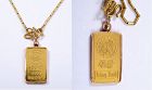 King Fook Hong Kong 10 gram Gold Bar Necklace