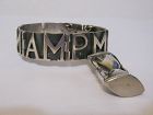 Margot de Taxco Sterling Silver Bracelet Famous AM PM Design