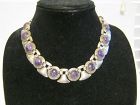 Fred Davis Vintage Mexican Silver & Amethyst Necklace 1930's