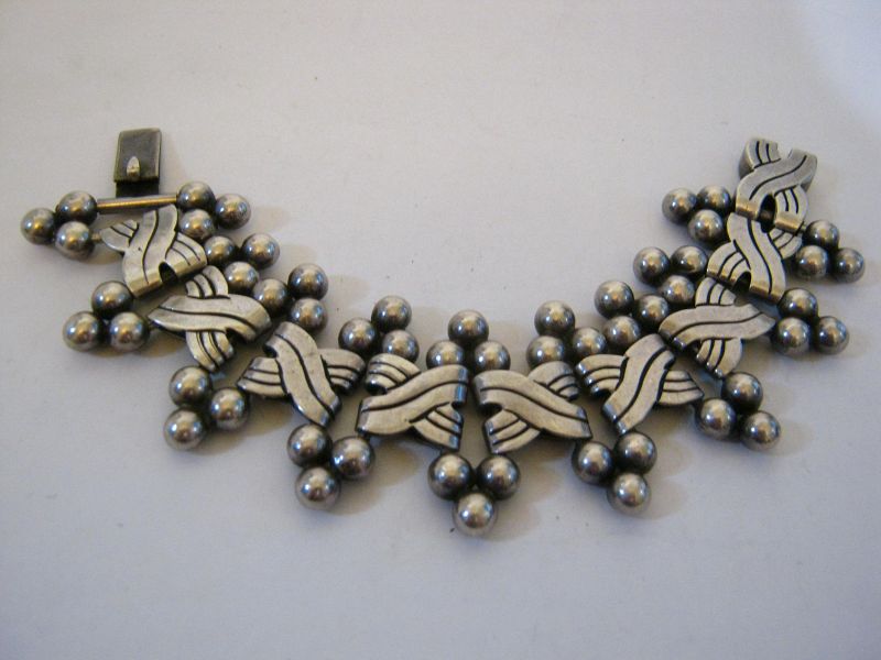 アクセサリー antique vintage old silver mexico indian Vintage Sterling Silver Clip Earrings 925 Taxco Mexico TM