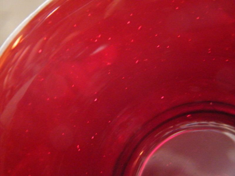 18th Century Ruby Red Peking Glass Bowl - Qianlong Mark