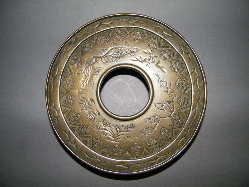 19th Century Bronze Censer &amp; Stand Ming Xuande Mark