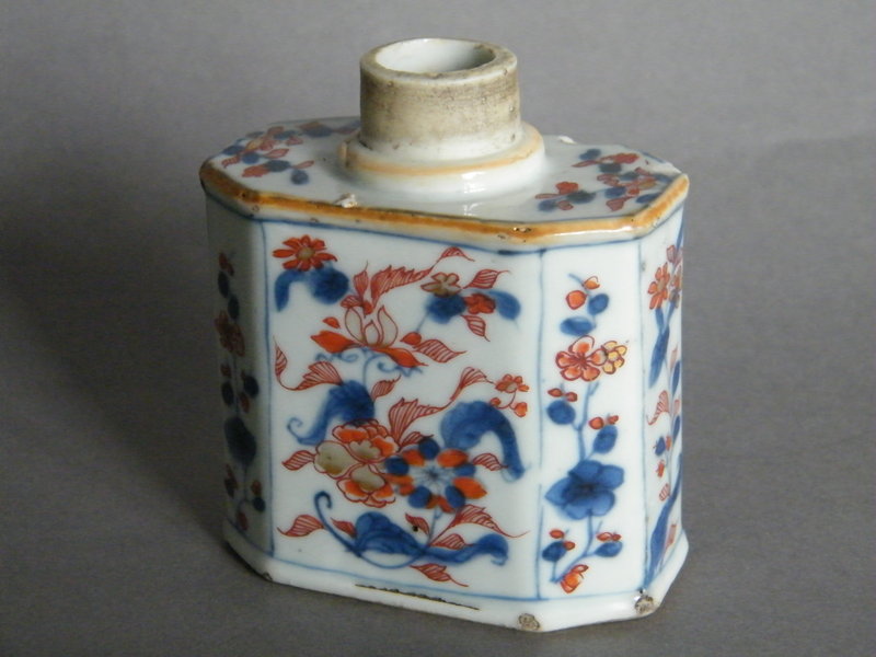 Early 18C Chinese Imari Export Tea Cannister c1723-1735