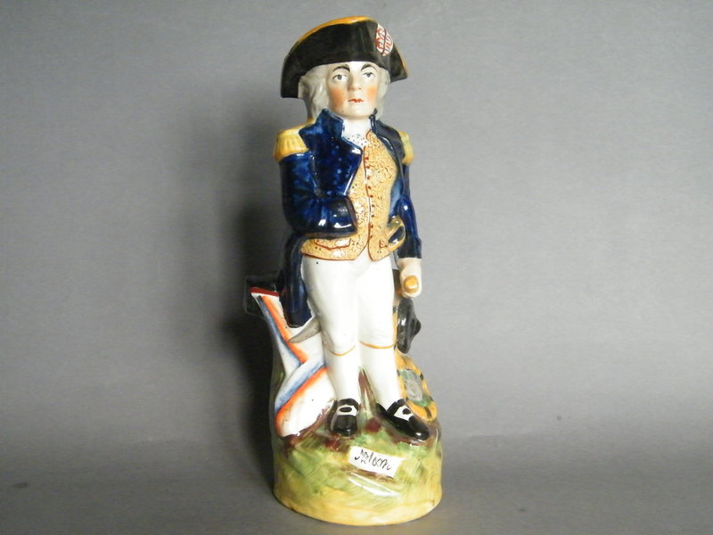 19th Century Staffordshire  Toby Jug - Admiral Nelson