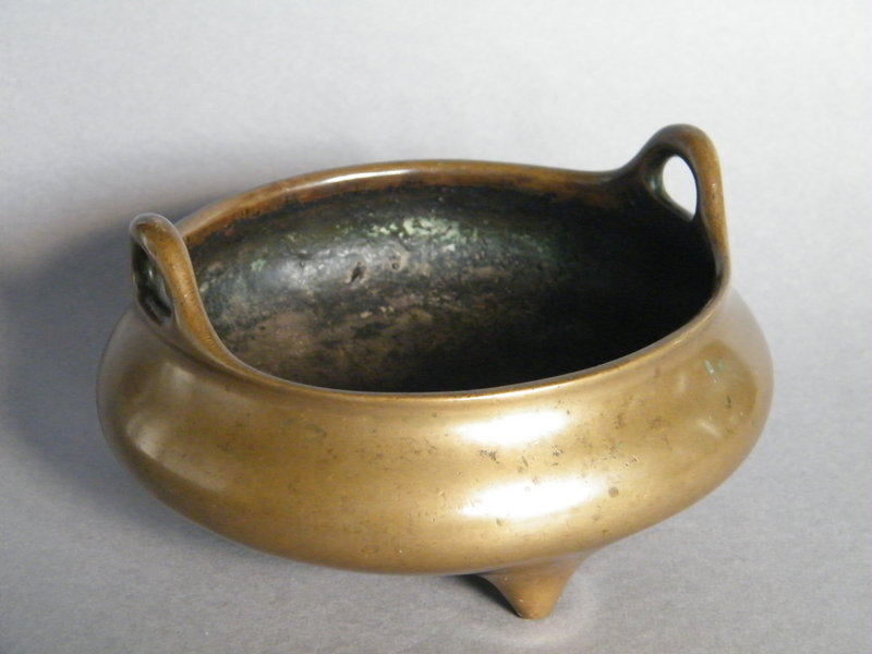 17th - 18th Century Chinese Bronze Censer - Xuande Mark