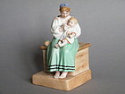 Fine 19C Russian Porcelain Figure Group Gardner Moscow