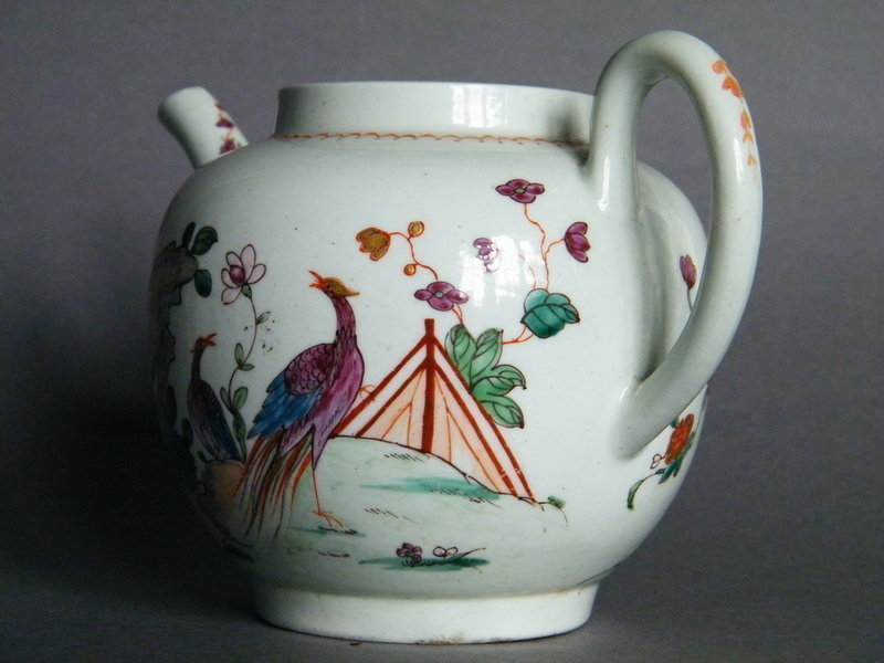 Fine &amp; Rare 18th Century Liverpool Porcelain Teapot