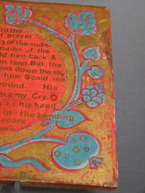 Arts &amp; Crafts Plaque Prayer to the Sun circa 1875-1900