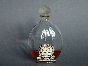 Rare Guerlain L'Heure Bleue Scent Bottle Lalique c1914