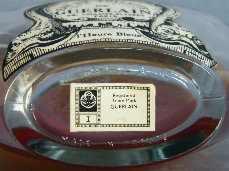 Rare Guerlain L'Heure Bleue Scent Bottle Lalique c1914
