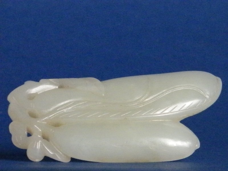 Pale Green Jade Carving from China, Qing (1644-1908)