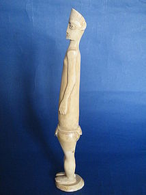 Carved Ivory (possibly Southern) African Figure, circa 1880 -1920