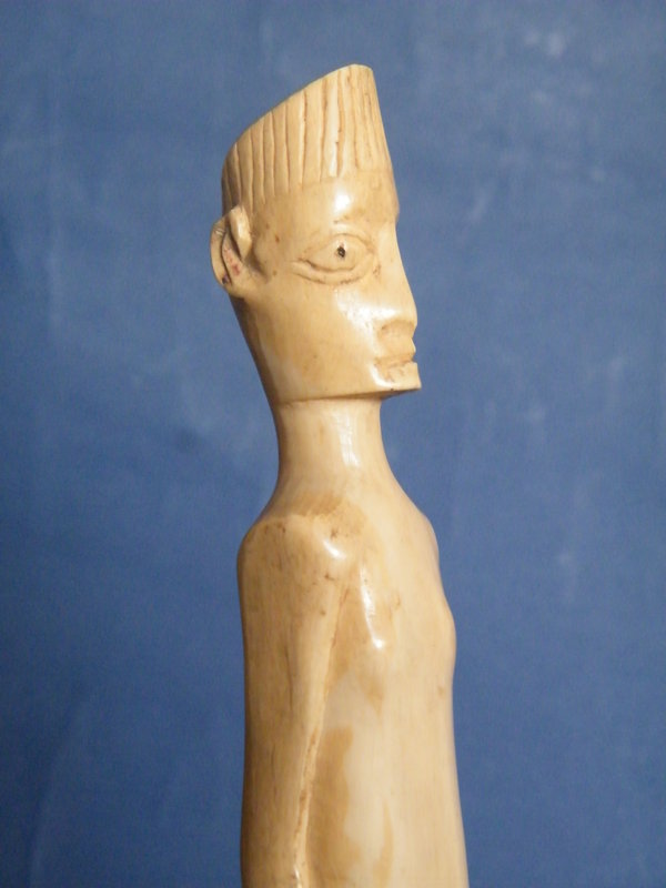 Carved Ivory (possibly Southern) African Figure, circa 1880 -1920