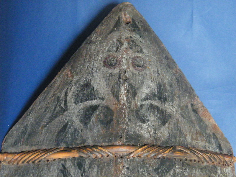 Large Dayak &quot;Headhunter's&quot; War Shield from Borneo, circa 1850 - 1920