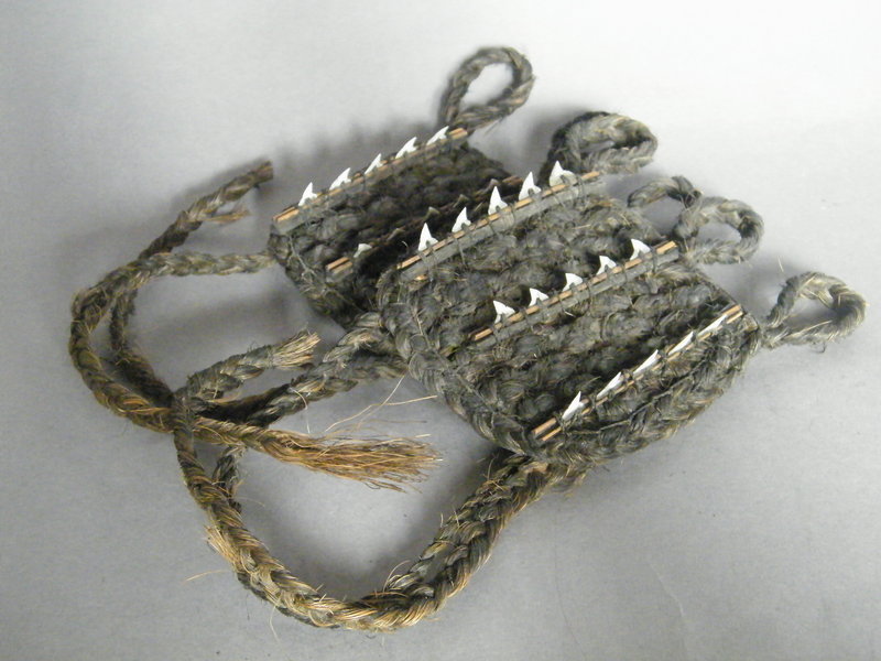 Early 20th Century Gilbert Islands Shark's Tooth Hand Guards