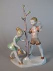 Herend Porcelain Figure Group from Hungary, 1950s - 1960s
