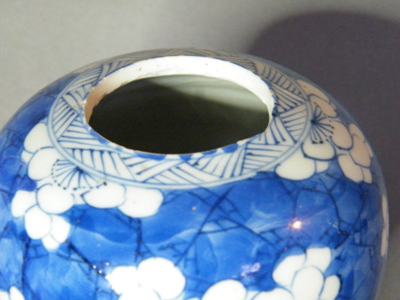 Chinese Porcelain Prunus Pattern Vase, Kangxi Reign 1662