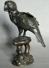 Very Rare Early 17th Century Chinese Bronze Parrot Incense Burner