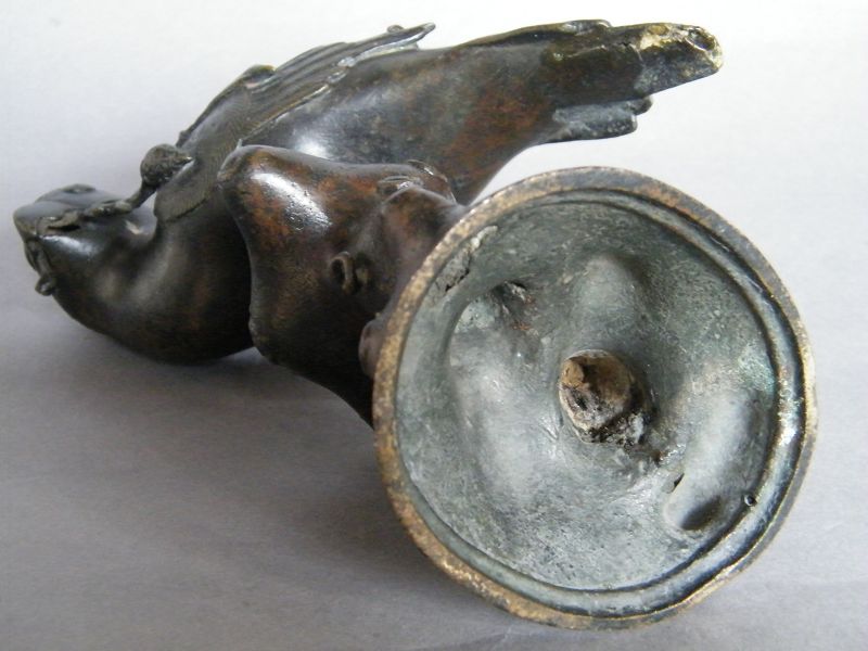 Very Rare Early 17th Century Chinese Bronze Parrot Incense Burner