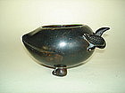 Rare Late Ming Early 17th Cent. Chinese Bronze Waterpot