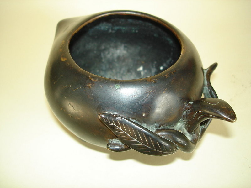 Rare Late Ming Early 17th Cent. Chinese Bronze Waterpot