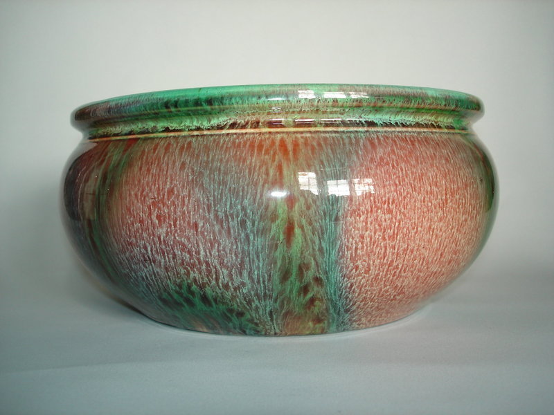 Flambe glazed Bretby Pottery Bowl - c 1900-1910