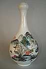 Small Early 20th Century Chinese "Garlic necked" Vase