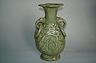 15/16th Cent Ming Longquan "Celadon" Pear Shaped Vase