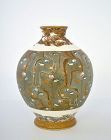 Meiji Japanese Kinkozan Satsuma Vase French Deco