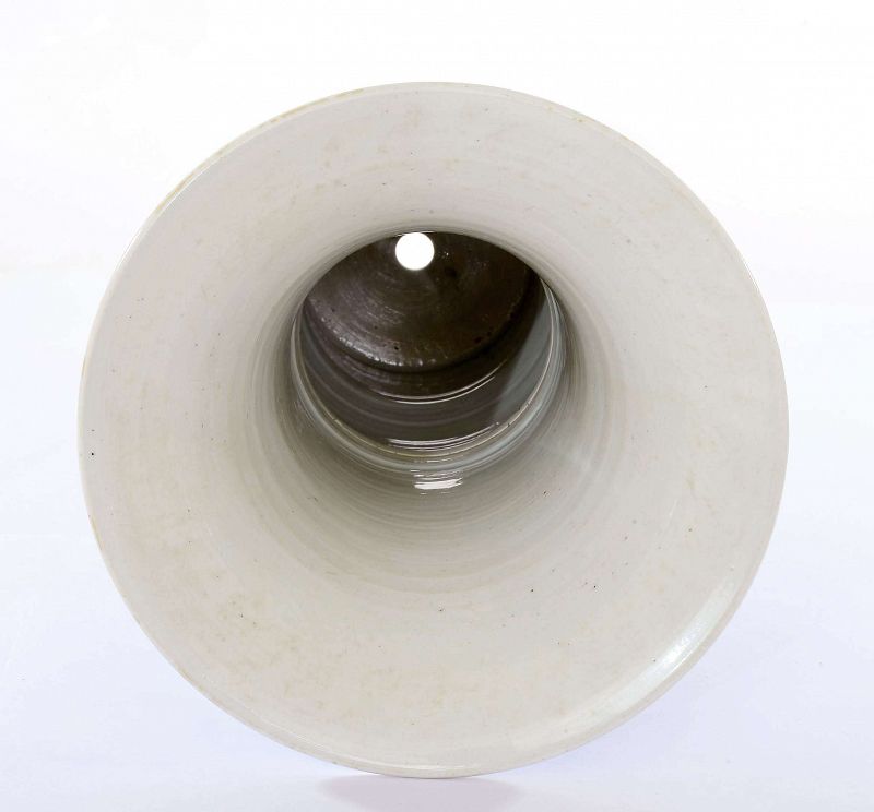 17C Chinese Kangxi Blue &amp; White Gu- Form Beaker Vase