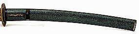 16C Japanese Mino Tanto Short Sword w Tsuba