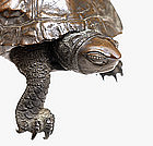 Meiji Japanese Bronze Turtle Tortoise Okimono Sg