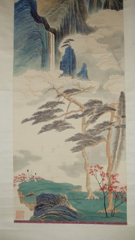 Zhang Daqian (1899-1983) 張大千/ Listening to Waterfalls