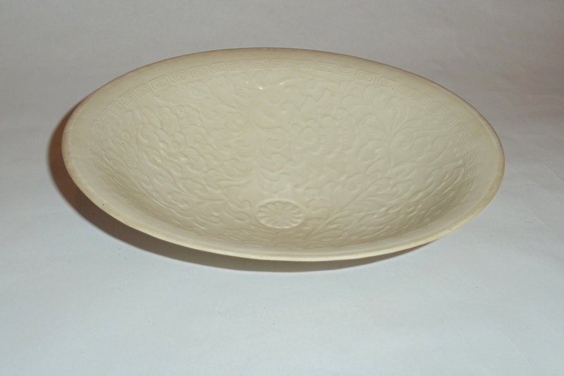 A Very Rare Song-Styled Dingyao Ivory-White Glazed Huge Bowl